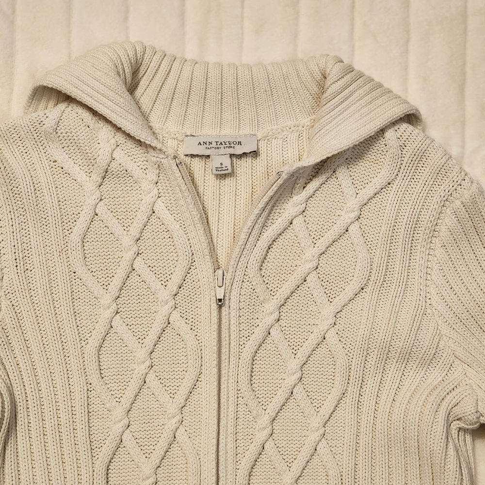 Ann Taylor Zip Up Jacket - Picture 3 of 4